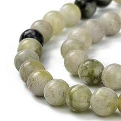 Hebras naturales de cuentas de jade qinghua&nbsp;G-G818-01-6mm