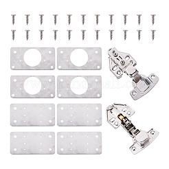8 Scharnierstück aus Edelstahl 304 und 2 Hydraulikscharniere&nbsp;FIND-SW0001-03
