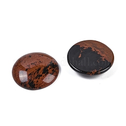 Natürliche Obsidian-Cabochons aus Mahagoni&nbsp;G-H1596-FR-25mm-22