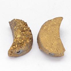 Galvani natürliche druzy Quarzkristall-Perlen&nbsp;G-G888-07B