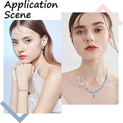 DIY-Sets zum Herstellen von Armbändern und Ohrringen aus Imitationsperlen aus ABS-Kunststoff und Legierungen&nbsp;DIY-SP0003-36