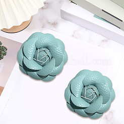 Blumen-Kunstleder-Schuhdekoration&nbsp;AJEW-WH20020-341E