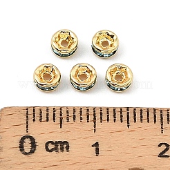 Grade ottone a strass distanziatore perline&nbsp;RSB034NF-13G