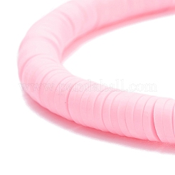 Set di braccialetti elastici da surfista heishi in argilla polimerica fatti a mano a 4 colori&nbsp;BJEW-JB07753-01
