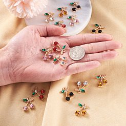 Legierung rhinestone-anhänger&nbsp;ALRI-TA0001-03G