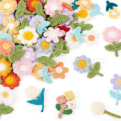 42 stücke 21 arten blume computerized stickerei tuch patches&nbsp;PATC-TA0001-27