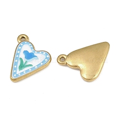 Pendentifs en acier inoxydable 304 émaillé imprimé&nbsp;SA-CBA1ED9-19G-03