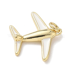 Pendentifs d'émail en laiton &nbsp;KK-B155-10G-01