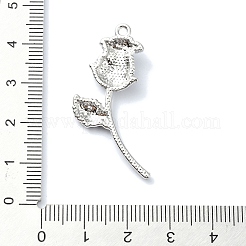 Gestell aus beschichteter Legierung mit schwarzen Strass-Anhängern&nbsp;FIND-Z051-01P-02