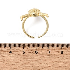 Offene Manschettenringe aus Messing für Damen&nbsp;RJEW-F216-04G