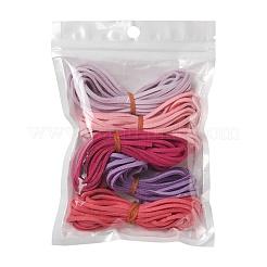 Cordon en simili daim 5 brins 5 couleurs&nbsp;LW-FS0001-01A