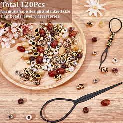 DIY-Sets für afrikanische Dreadlock-Haaraccessoires&nbsp;FIND-PA0001-49