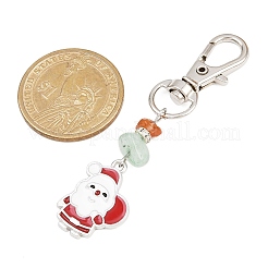 Décorations de pendentif en alliage d'émail de noël&nbsp;HJEW-JM04151