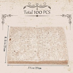 100 Blatt rechteckiges Seidenpapier für Bastelbedarf&nbsp;AJEW-WH0329-69