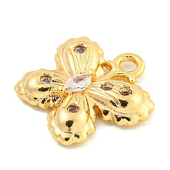 Pendentifs en laiton zircon cubique transparent&nbsp;LS-KK-U015-11G