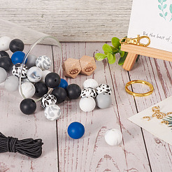 Kit de fabrication de bracelet porte-clés bricolage&nbsp;DIY-TA0004-40
