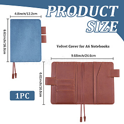 Couverture d'ordinateur portable en cuir PU et velours&nbsp;AJEW-WH20130-156A-02