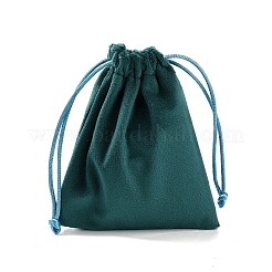 Sacchetti portaoggetti in velluto con coulisse per gioielli&nbsp;ABAG-P013-02B-08