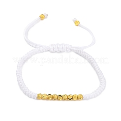 Armbänder aus geflochtenen Perlen aus Polyesterkordel für Damen&nbsp;BJEW-L698-01G-14