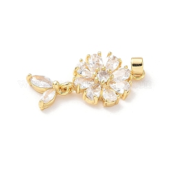 Colgante micropavé cubic zirconia de latón&nbsp;LS-KK-K403-03A-01