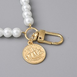Portachiavi fai da te con perle di vetro&nbsp;AJEW-WH0289-77