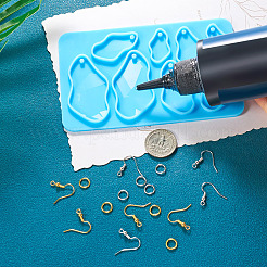 1 Stück Silikonform für Anhänger mit unregelmäßiger Geometrie&nbsp;DIY-TA0005-88