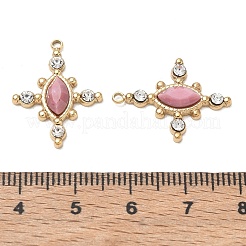 Pendentifs œil de cheval en rhodonite naturelle facettée&nbsp;GG-CBA50CD-08G-04