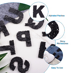 Alphabet Strass Patches&nbsp;FW-TAC0001-01E