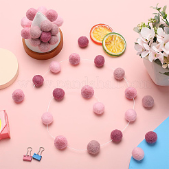 40 Stück Wollfilz-Kugeln in 4 Farben&nbsp;DIY-SC0022-52