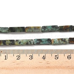 Natürliche afrikanische türkis (jasper) perlen stränge&nbsp;G-G837-02