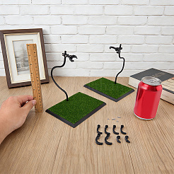 Verstellbarer Kunststoff-Displayhalter für Actionfiguren&nbsp;ODIS-WH0030-317B