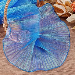 Polyester-Organza mit gekräuseltem&nbsp;OCOR-WH0070-15B