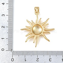 Messing Anhänger & Charms&nbsp;KK-P341-01C-G