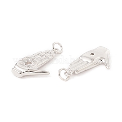 Messing micro pave klare zirkonia anhänger&nbsp;ZIRC-P098-10P