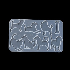 Silikonformen für DIY-Anhängersilhouette mit Hund&nbsp;SIL-F010-05