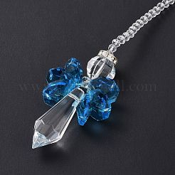 Decorazione pendente da appendere alla parete con perline di cristallo fata&nbsp;HJEW-G019-02A