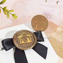 Weihnachtswachssiegel-Stempelset&nbsp;AJEW-WH0208-1310