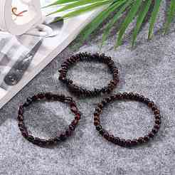 Natürlicher Granat Stretch-Armbänder&nbsp;BJEW-JB05648