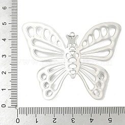 Hohle Schmetterlingsanhänger aus Edelstahl 304&nbsp;STAS-L293-16B-P