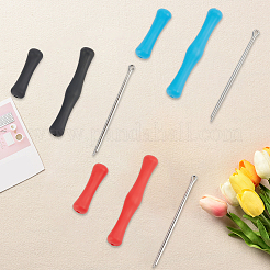 6 sachet de 3 protège-doigts en silicone pour corde d'arc&nbsp;AJEW-CP0010-20