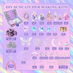 350 Stück DIY Sonnenfänger aus Glaskristall zum Aufhängen.&nbsp;PW-WG65588-01