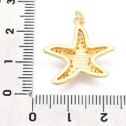 Messing micro pave klare zirkonia anhänger&nbsp;KK-N268-69G