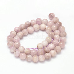 Rotonde kunzite naturali fili di perline&nbsp;G-K068-28-12mm