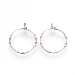 Pendientes de aro de acero inoxidable 304 resistentes al deslustre&nbsp;STAS-R071-41