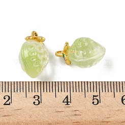 Colgantes de cristal transparente&nbsp;GLAA-P072-03G-03