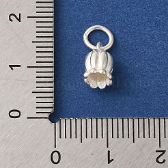 925 Sterling Silber Tulpenblütenanhänger mit Biegeringen&nbsp;FIND-U013-08S-01