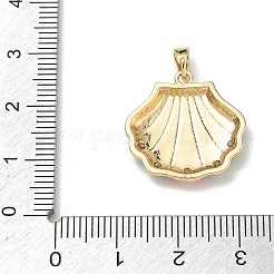 Pendentifs en laiton émaillé océan&nbsp;RB-CBA2CEF-03G-02