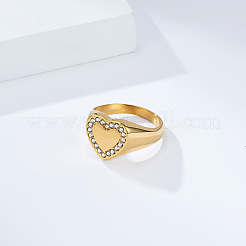 Fingerringe aus 304 Edelstahl für Damen&nbsp;WG0D360-02