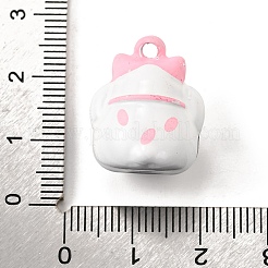 Glockenanhänger aus sprühlackierter Legierung&nbsp;FIND-U030-15B-02