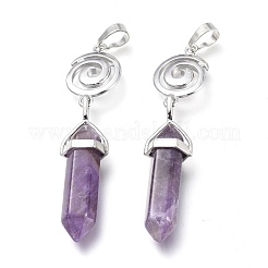 Natürlicher Amethyst zeigte große Anhänger&nbsp;G-D0021-01P-06